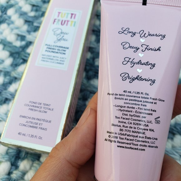 TOO FACED Tutti Frutti Dew You Foundation NIB! - Picture 5 of 13